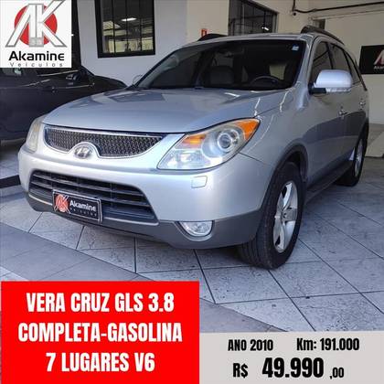 HYUNDAI VERACRUZ 3.8 GLS 4WD 4X4 V6 24V GASOLINA 4P AUTOMÁTICO HYUNDAI VERACRUZ 3.8 GLS 4WD 4X4 V6 24V GASOLINA 4P AUTOMÁTICO